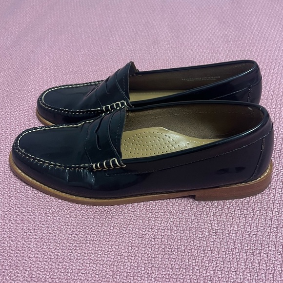 G.H Bass Weejuns Whitney Black Patent Leather size 10 Academia. Preppy Classic - Picture 4 of 8